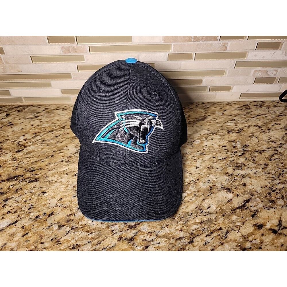 Carolina Panthers Hat Cap Adjustable NFL Team Apparel Football Strapback Black